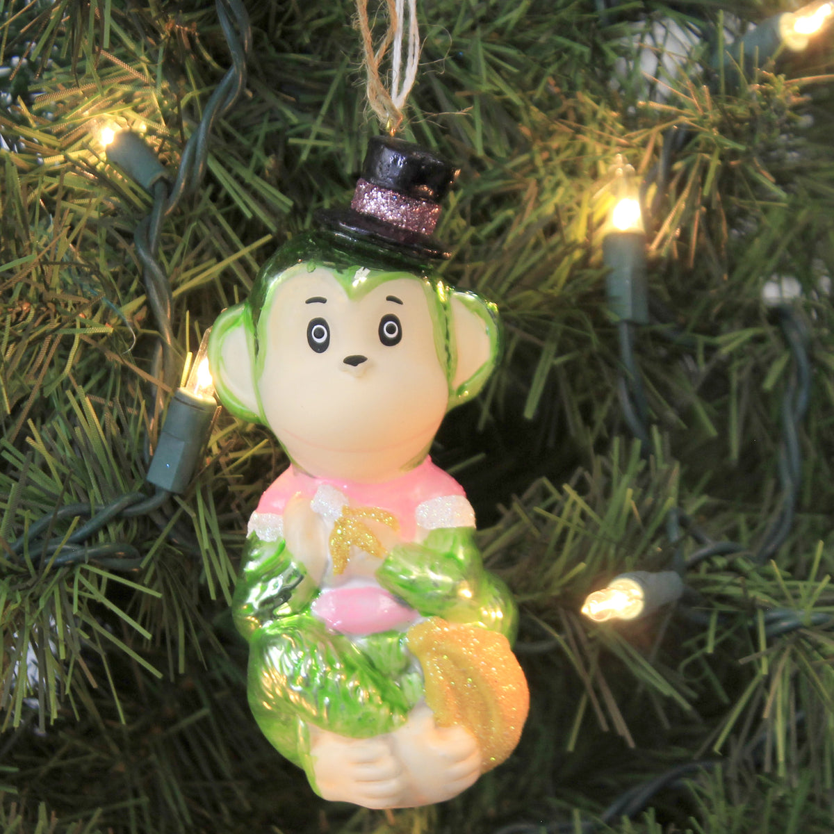 Holiday Ornament Retro Monkey - - SBKGifts.com