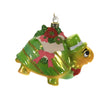 (48829) Holiday Ornament Flower Delivery Turtle, 3.25 Inch, Retro Kitsch Floral Spring Go4218