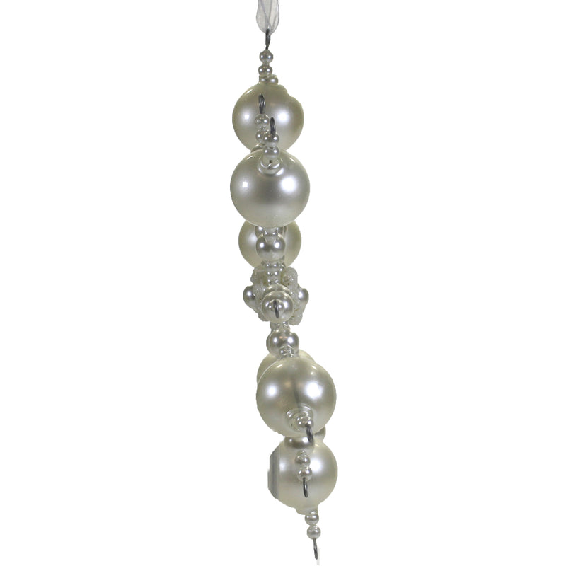 Holiday Ornament Pearl Snowburst Ornament - - SBKGifts.com