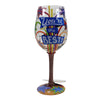 (48879) Lolita Glassware You're The Best, 9.00 Inch, Lolita Love My Wine 6008461