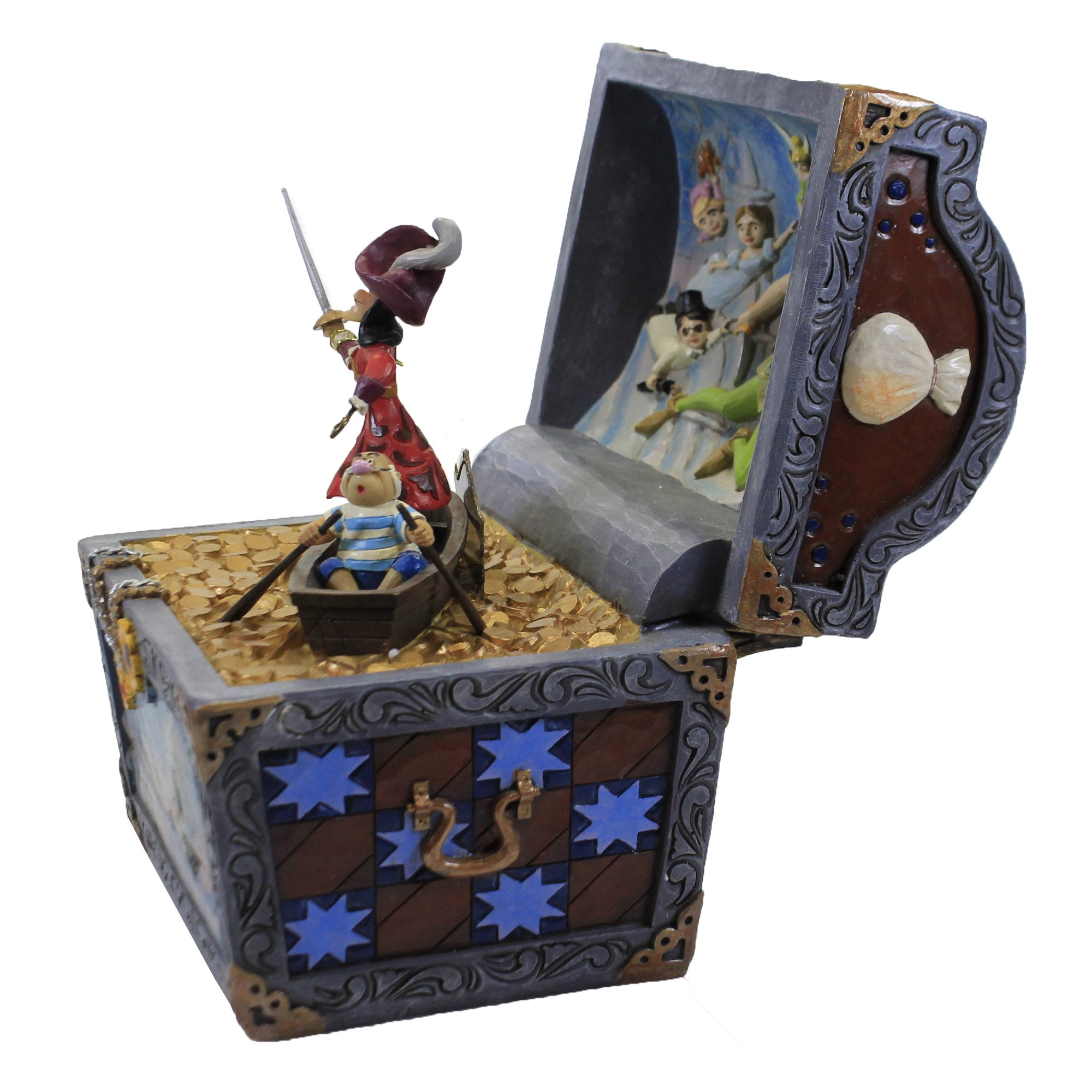 Jim Shore Treasure Strewn Tableau Polyresin Peter Pan Captain Hook