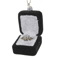 (49078) Holiday Ornament I Do, 3.00 Inch, Engagement Wedding Diamond Ring Go6866