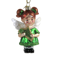 (49205) Noble Gems Irish Angel, 4.00 Inch, Harp Saint Patricks Day Nb1536