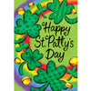 (49495) Home & Garden Clovers  Rainbows Garden Flag, 18.00 Inch, Saint Patricks Day 4242Fm