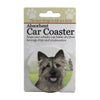 (49510) Car Coaster Cairn Terrier Car Coaster, 2.50 Inch, Absorbant Pet Dog 2319