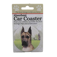 (49514) Car Coaster Great Dane Car Coaster, 2.50 Inch, Absorbant 23166