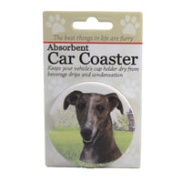 (49518) Car Coaster Greyhound Car Coaster, 2.50 Inch, Absorbant 23194