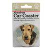 (49529) Car Coaster Airedale Car Coaster, 2.50 Inch, Absorbant 23157