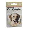 (49566) Car Coaster Yellow Labrador Car Coaster, 2.50 Inch, Absorbant 23120