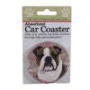 (49580) Car Coaster Bulldog Car Coaster, 2.50 Inch, Absorbant 2318