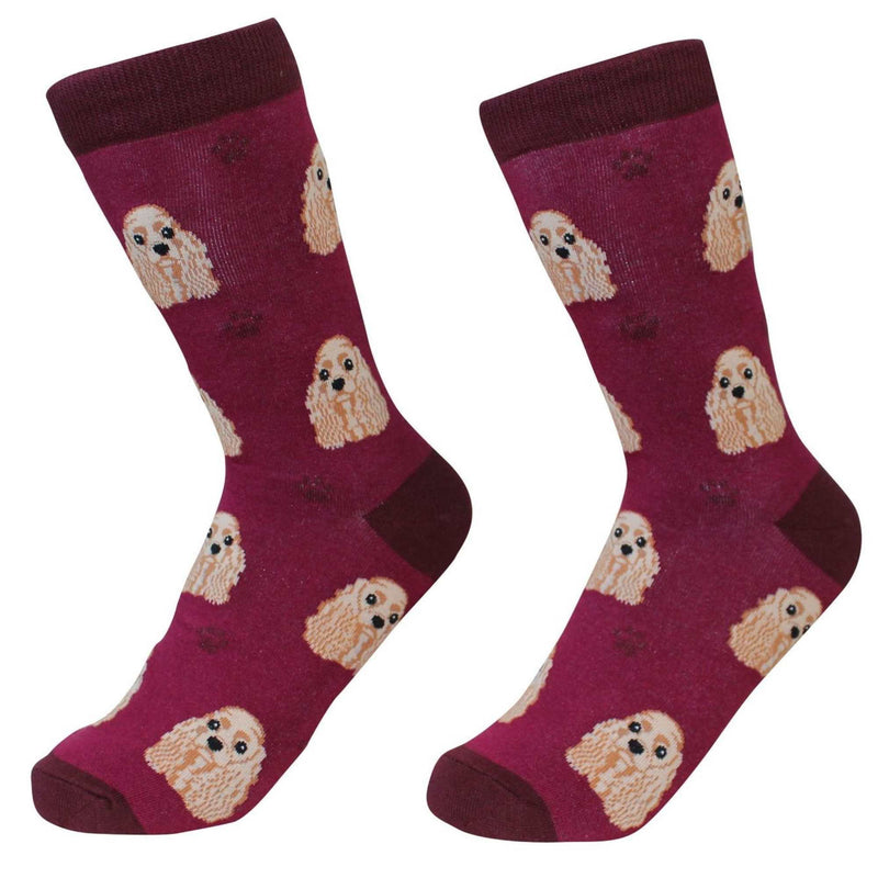 15.25 Inch Cocker Spaniel Socks Premium Soft Quality 80078 (49619)