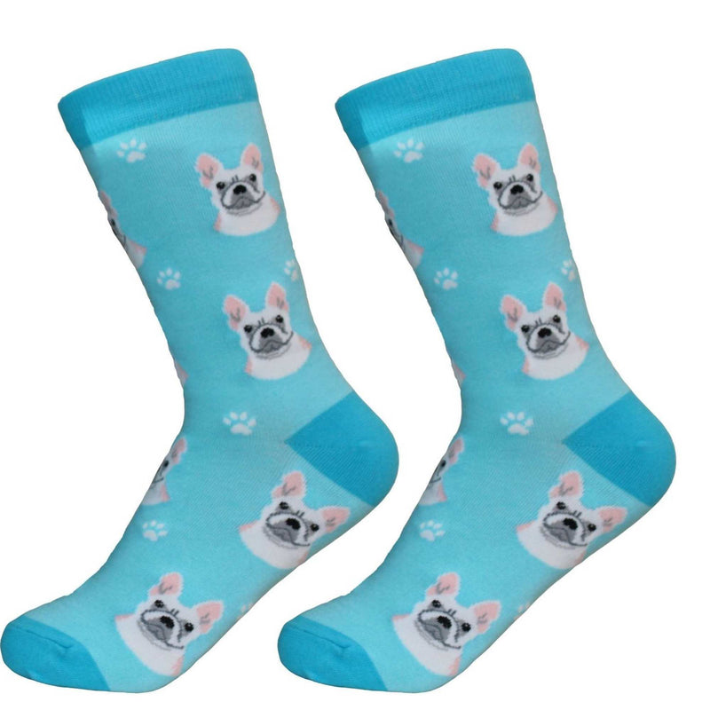 14.00 Inch French Bulldog Socks Premium Cotton Quality 80064 (49649)