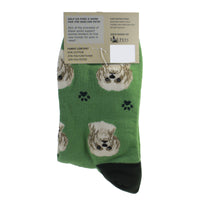 Novelty Socks Tan Shih Tzu Socks - - SBKGifts.com