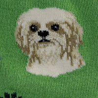 Novelty Socks Tan Shih Tzu Socks - - SBKGifts.com