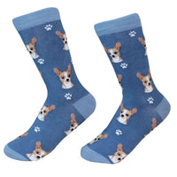 (49661) Novelty Socks Chihuahua Fawn Socks, 14.00 Inch, Premium Quality 80010..