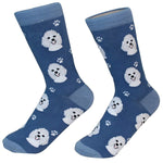 14.00 Inch White Poodle Socks Premium Quality 80028.. (49668)