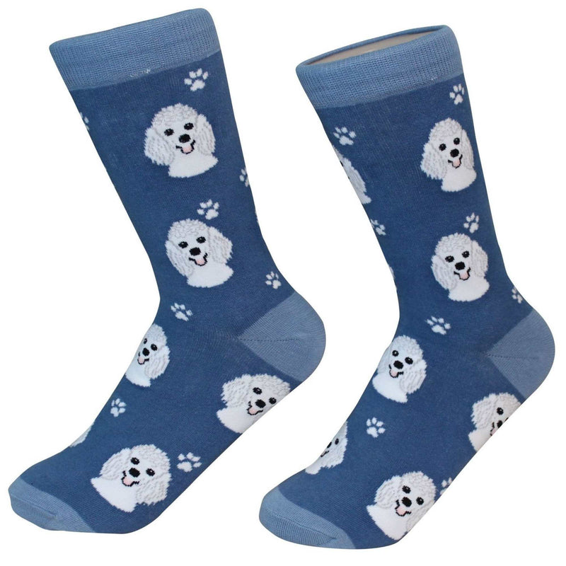 14.00 Inch White Poodle Socks Premium Quality 80028.. (49668)