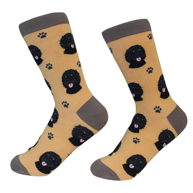 14.00 Inch Black Labradoodle Socks Premium Quality 800121A (49701)