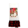 (49710) Tabletop Sledding Snowmen Tea Towel, 28.00 Inch, Christmas Red Birds Cooking 76212