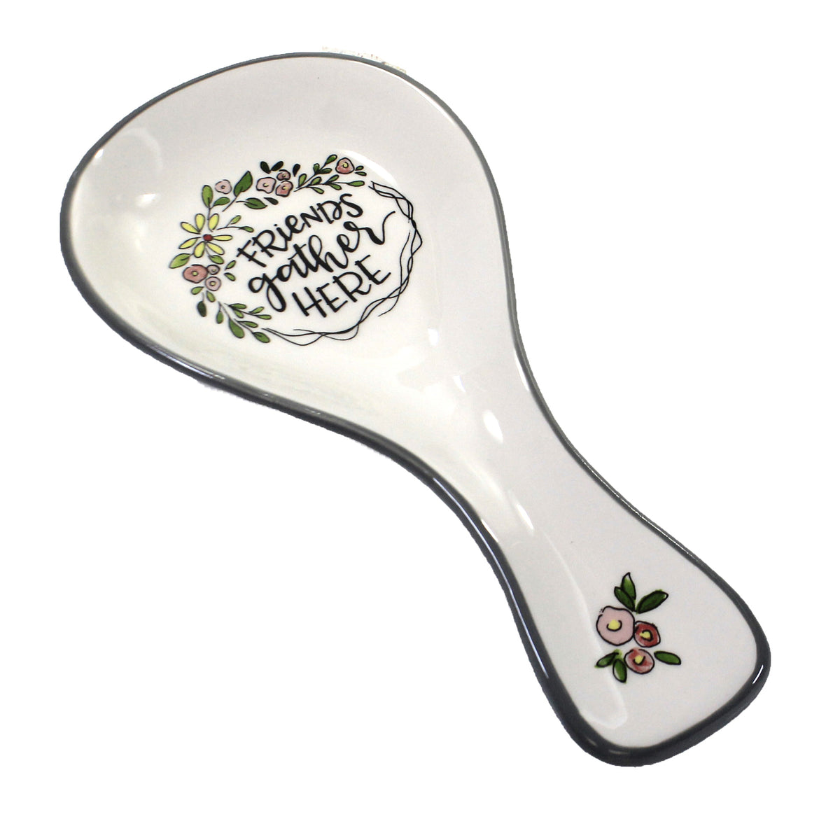 Tabletop Friends Gather Here Spoon Rest - - SBKGifts.com