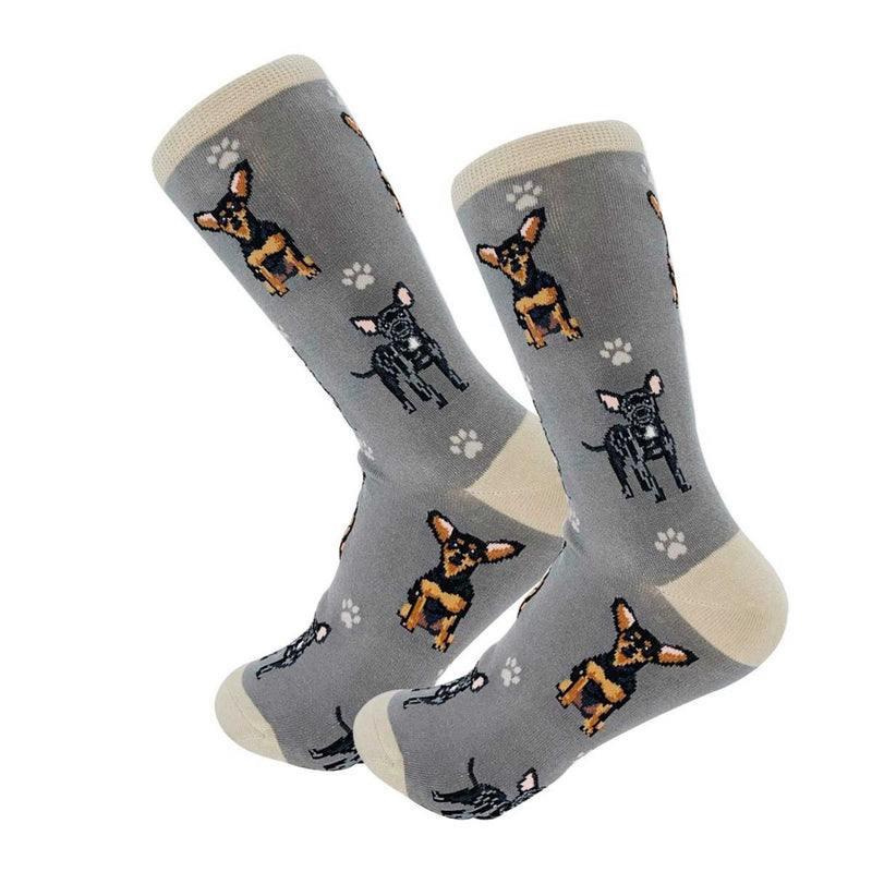 14.00 Inch Black Chihuahua Socks Happy Tails 800Fb11 (49750)