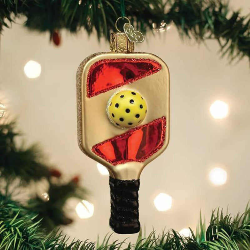Old World Christmas Pickleball Paddle - - SBKGifts.com