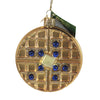 (49986) Old World Christmas Waffle, 3.25 Inch, Blueberry Butter Syrup 32444