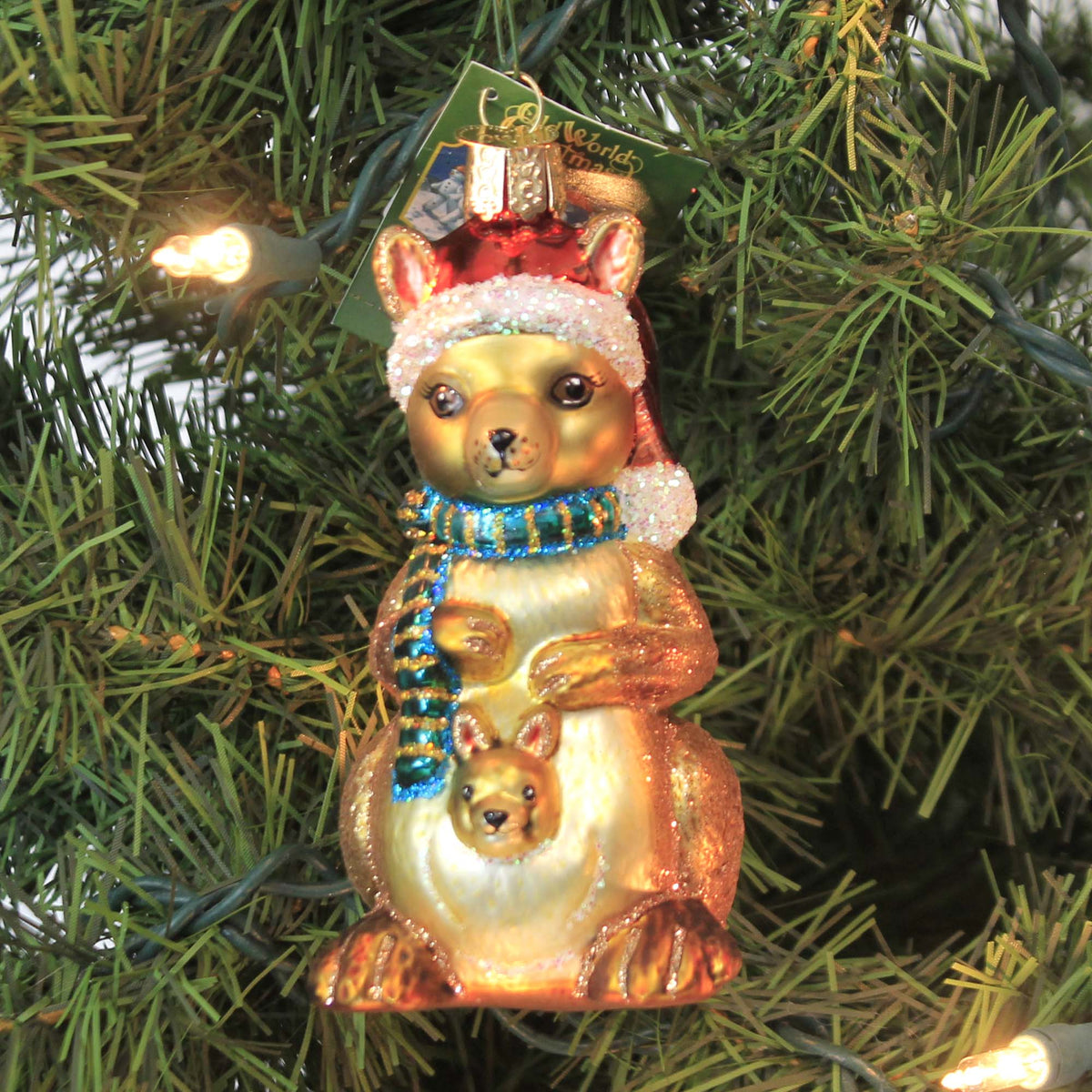 Old World Christmas Christmas Kangaroo - - SBKGifts.com