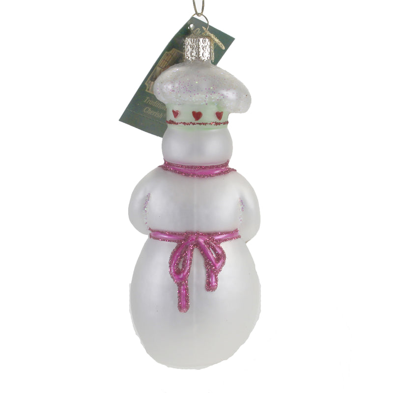 Old World Christmas Snow Woman Chef - - SBKGifts.com