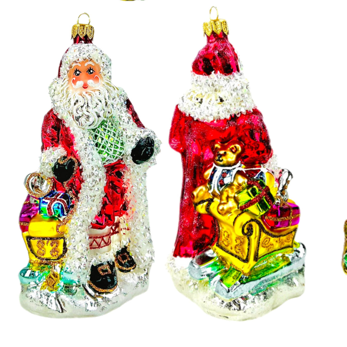 (63802) Pre-Order The Ornament King Housecalls, 7.50 Inch, Santa Ornament Purple Ok43040