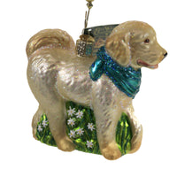 (50002) Old World Christmas Doodle Dog, 3.50 Inch, Ornament Mans Best Friend Pet 12457.