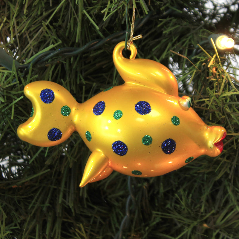 De Carlini Italian Ornaments Kissing Fish - - SBKGifts.com