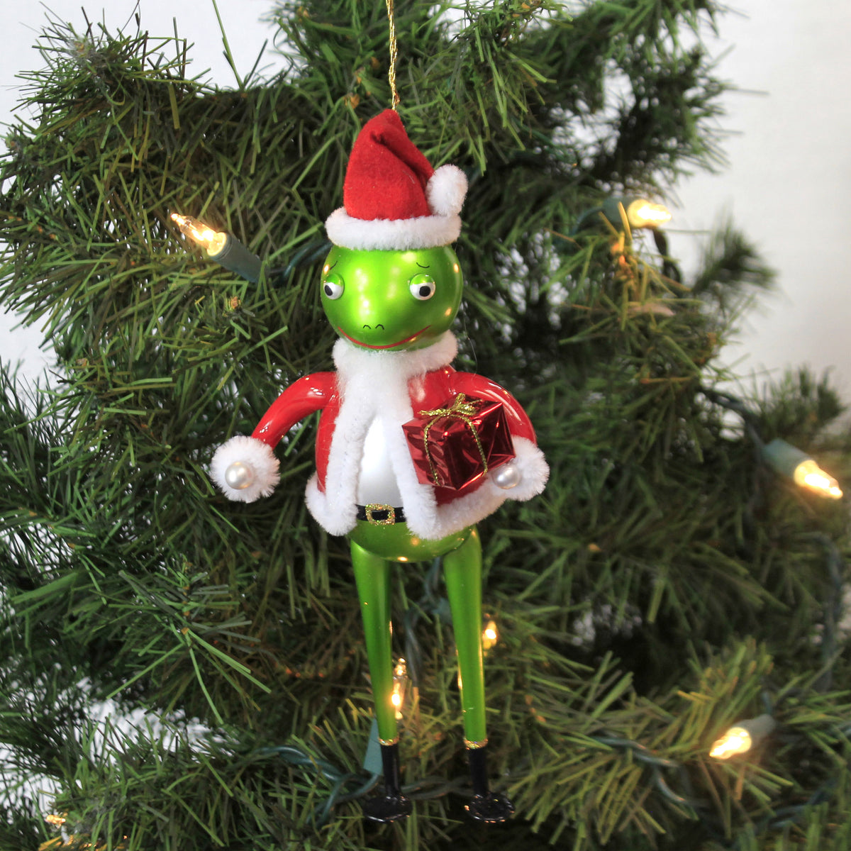 De Carlini Santa Frog . - - SBKGifts.com