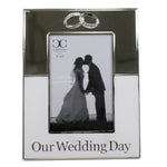 8.50 Inch Our Wedding Day Frame Marriage Rings Love 19938 (50239)