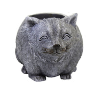 (50246) Home & Garden Mini Cat Pudgy Planter, 4.25 Inch, Garden Patio Porch 12513