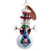 (50389) Christopher Radko Santa's Tied Up Right Now, 6.00 Inch, Ornament Snowman Twig 1019499