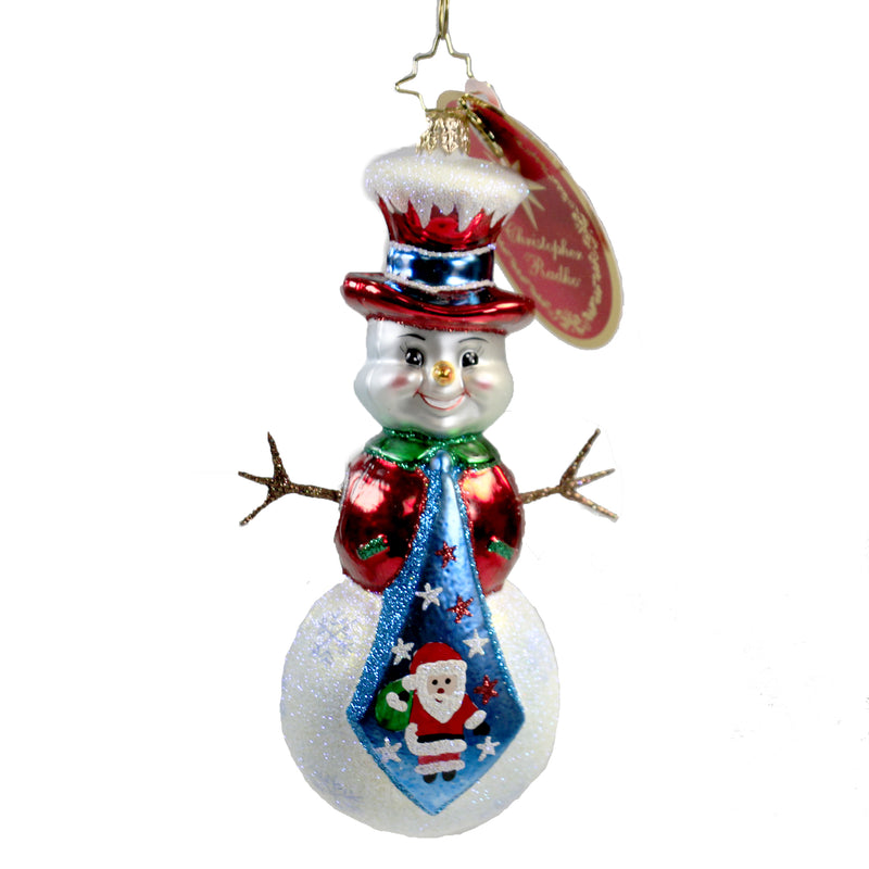 6.00 Inch Santa's Tied Up Right Now Ornament Snowman Twig 1019499 (50389)