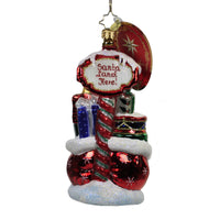 Christopher Radko Santa's Landing Pad - - SBKGifts.com