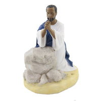 (50668) Black Art Jesus Praying, 6.00 Inch, Religious God 25361