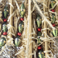 Holiday Ornament Drop Bead Tinsel Garland - - SBKGifts.com