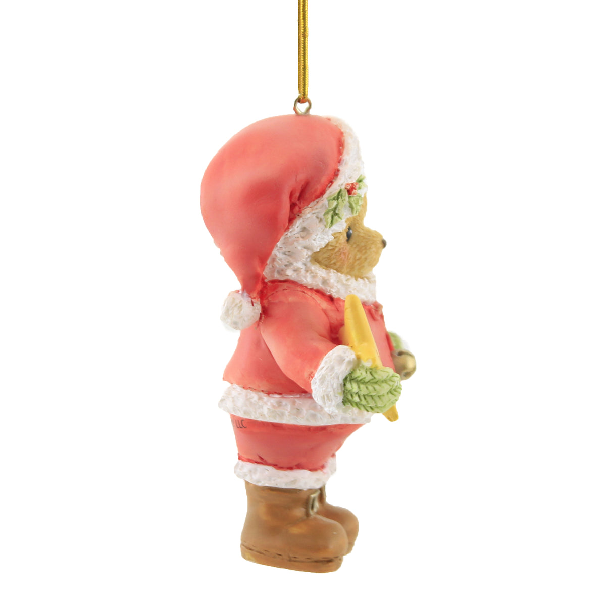 Cherished Teddies Santa Bear Ornament - - SBKGifts.com