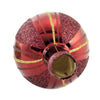 Inge Glas Stripe Oxblood Finial - - SBKGifts.com