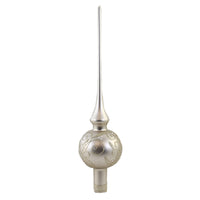 Tree Topper Finial Winter Berries Silver  Finial - - SBKGifts.com