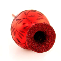 Inge Glas Red Delights Matte Finial - - SBKGifts.com