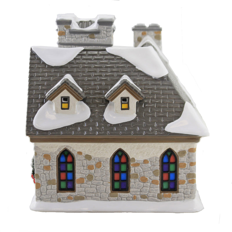 (50831) Department 56 House Woodlands Family Church, 7.50 Inch, Snow Village 6007622