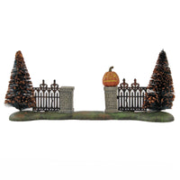 (50842) Department 56 Villages Halloween Gate, 3.75 Inch, Sisal Trees 6007707