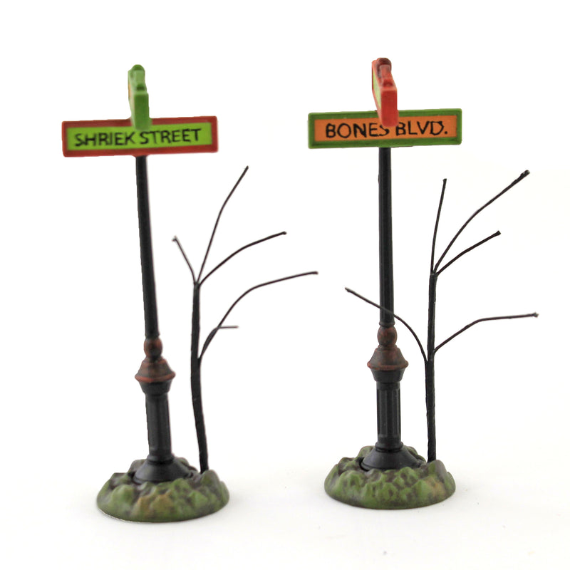 Department 56 Accessory Creepy Village Street Signs - - SBKGifts.com