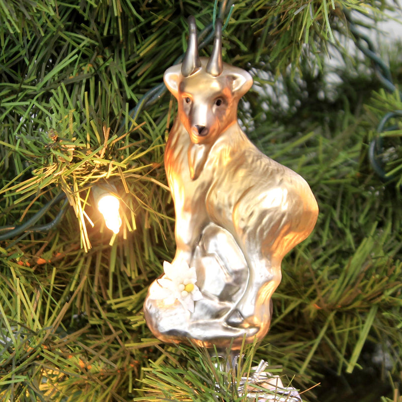 Inge Glas Chamois Clip-On Ornament - - SBKGifts.com