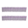 (50849) Department 56 Villages Ghoulish Purple Glitter Fence, 2.25 Inch, Halloween 6007704