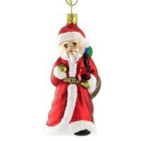 (50873) Inge Glas Christmas At Heart, 5.00 Inch, Santa Ornament 10001S021akt